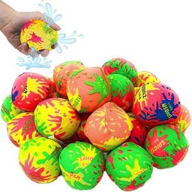 5 Pack Splash Water Balls Bombs;  Soaking Games for Swimming Pool Summer Beach Activities for Kids