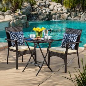 Finnish Outdoor Wicker Bistro Set