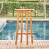 Kapalua Honey Eucalyptus Wooden Outdoor Bar Table