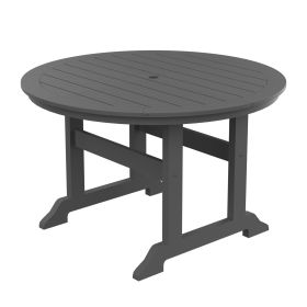 HDPE Bar Table; Dining Table; Patio Bar Set ; Counter Height Table For Outdoor; Gray