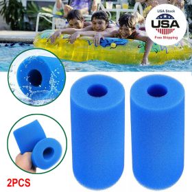 2PCS Swimming Pool Filter Sponge for Intex Type A, Washable Foam Cartridge