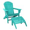 Adirondack Chair Ottoman 2 pcs Set