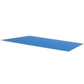 vidaXL Pool Cover 102 x 63 inch PE Blue Rectangular