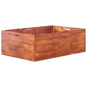 vidaXL Garden Raised Bed Acacia Wood 59.1"x39.4"x19.7"