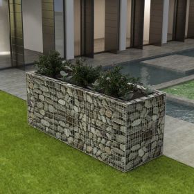 vidaXL Gabion Raised Bed Steel 106.3"x35.4"x39.4"