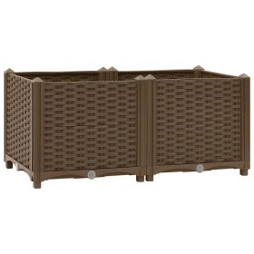 vidaXL Raised Bed 31.5"x15.7"x15" Polypropylene