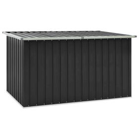 vidaXL Patio Storage Box Anthracite 67.3"x39"x36.6"