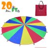 20 Foot Parachute Kids Game Classroom Active Play Teamwork Development Exercise