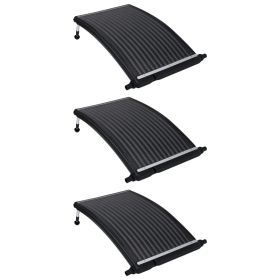 vidaXL Curved Pool Solar Heating Panels 3 pcs 43.3"x25.6"