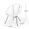 Sale Furniture Alexis Outdoor Woven Chair White+Black (Set of 2)