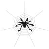 Halloween Decorations Spider Outdoor 49inch Halloween Spider with 126 inch Tarantula Mega Spider Web