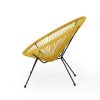 Great Deal Furniture Alexis Outdoor Woven Chair Yellow+Black (set of 2)