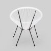 Sale Furniture Alexis Outdoor Woven Chair White+Black (Set of 2)