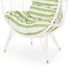 Gianni Wicker Teardrop Chair w/Outdoor Cushion by Christopher Knight Home