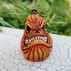 1pc Grinning Pumpkin Head Resin Statue - Perfect Halloween Decoration for Garden, Home, and Study