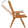 Folding Patio Chairs 2 pcs Solid Wood Eucalyptus