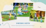 4 in 1 Outdoor Toddler Saucer Swing Set for Backyard; Playground Tree Swing Sets with Steel Frames; Climbing Rope with Disc Tree Swing Playset and Bas