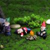 4Pcs Fairy Garden Gnomes My Little Friend Drunk Gnome Dwarfs Statue Gifts Decor