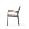 Outdoor Aluminum Chairs; Set of 2