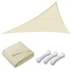 16x16x16ft Triangle Sun Shade Sail/Beige