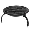 ZOKOP 21 Inch Charcoal Grill (With Charcoal Net) Carrying Bag RT