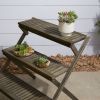 Renaissance Three-Layer Hand-scraped Wood Garden Plant Stand