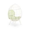 Gianni Wicker Teardrop Chair w/Outdoor Cushion by Christopher Knight Home