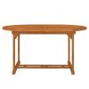 Patio Table 78.7"x39.4"x29.5" Solid Wood Eucalyptus