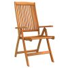 Folding Patio Chairs 2 pcs Solid Wood Eucalyptus