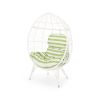 Gianni Wicker Teardrop Chair w/Outdoor Cushion by Christopher Knight Home