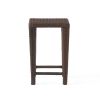 Brown Wicker Nested Side Tables (Set of 3)