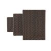 Brown Wicker Nested Side Tables (Set of 3)