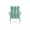 Classic Fruit Green Outdoor Solid Wood Adirondack Chair Garden Folding Leisure Chair