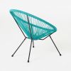 Sale Furniture Alexis Outdoor Woven Chair Teal+Black (Set of 2)