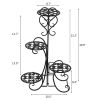 Garden Multi Tier Metal Plant Stand Flower Pot Rack Display Stand Shelf Home