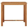 Patio Bar Table 47.2"x23.6"x41.3" Solid Wood Acacia