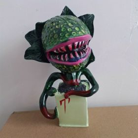 1pc, Cannibal Plant Statue - Resin Sculpture for Halloween Horror Props and Garden Decorations