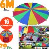 20 Foot Parachute Kids Game Classroom Active Play Teamwork Development Exercise