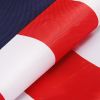 3x5 FT 210D Polyester American Flag; Embroidered Stars; Sewn Stripes; Brass Grommets US Flag Outdoor USA Flags