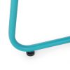 Doris Outdoor Modern 18" Steel Desk Side Table Teal