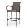 Stewart 30-Inch Outdoor Mix mocha Wicker Barstool (Set of 2)