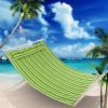 Stylish Printing Style Hammock Beach Swing Double Beds for Outdoor Camping Travel XH