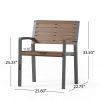 Outdoor Aluminum Chairs; Set of 2