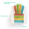 Kids' Adirondack Chair ; Outdoor Indoor Furniture Patio Lawn Small Lounge Chairs for Garden;  Porch;  Deck;  Backyard;  Fire Pit;  Pool Side; Beach;