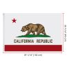 3X5FT CA State Flag