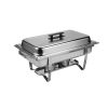 6 Sets Chafing Buffet Plate Outdoor Food Warmer Chafer Buffet Plate