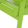 Cartagena Outdoor Acacia Wood Light Green Adirondack Chair