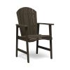 Easter Outdoor Weather Resistant Acacia Wood Adirondack Grey Dining Chairs (Set of 2)