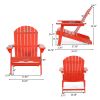 Cartagena Outdoor Acacia Wood Adirondack RED Chair