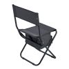 4-piece Folding Outdoor Chair with Storage Bag; Portable Chair for indoor; Outdoor Camping; Picnics and Fishing; Grey